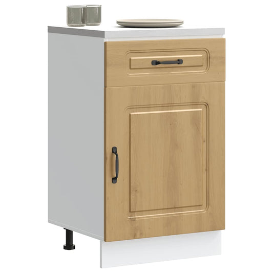 Küchenunterschrank Kalmar Artisan-Eiche Holzwerkstoff - Premium Küchenschränke  - Just €123.10! Shop now at homesales4u