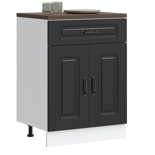 Küchenunterschrank Kalmar Schwarz Holzwerkstoff - Premium Küchenschränke  - Just €109.44! Shop now at homesales4u