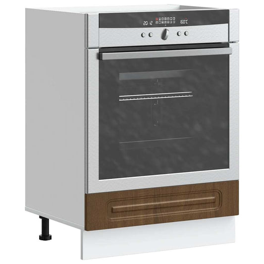 Herdumbauschrank Kalmar Braun Eichen-Optik Holzwerkstoff - Premium Küchenschränke  - Just €72.92! Shop now at homesales4u