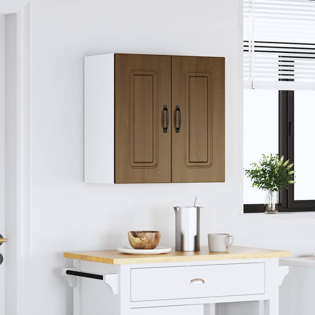 Küchen-Hängeschrank Kalmar Braun Eichen-Optik Holzwerkstoff - Premium Küchenschränke  - Just €76.64! Shop now at homesales4u