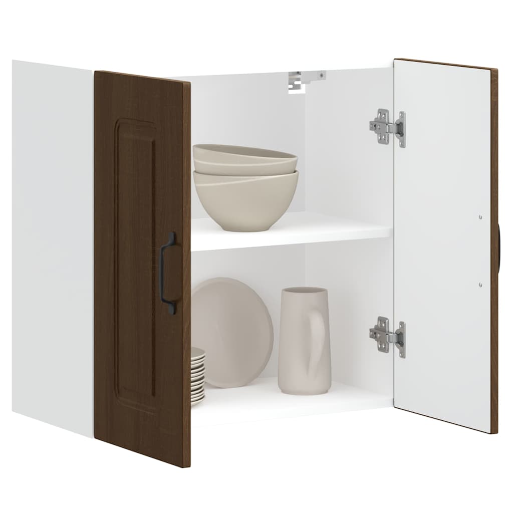 Küchen-Hängeschrank Kalmar Braun Eichen-Optik Holzwerkstoff - Premium Küchenschränke  - Just €76.64! Shop now at homesales4u