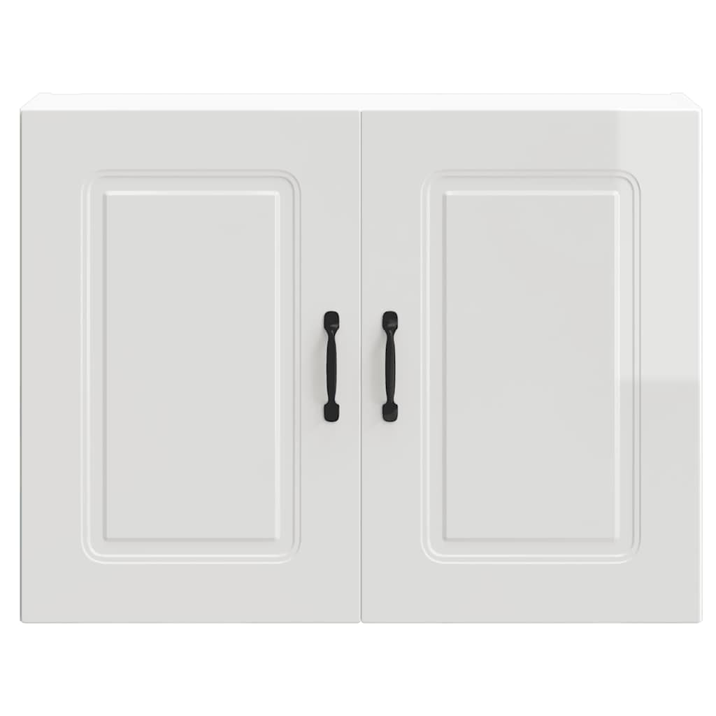 Küchen-Hängeschrank Kalmar Hochglanz-Weiß Holzwerkstoff - Premium Küchenschränke  - Just €97.04! Shop now at homesales4u