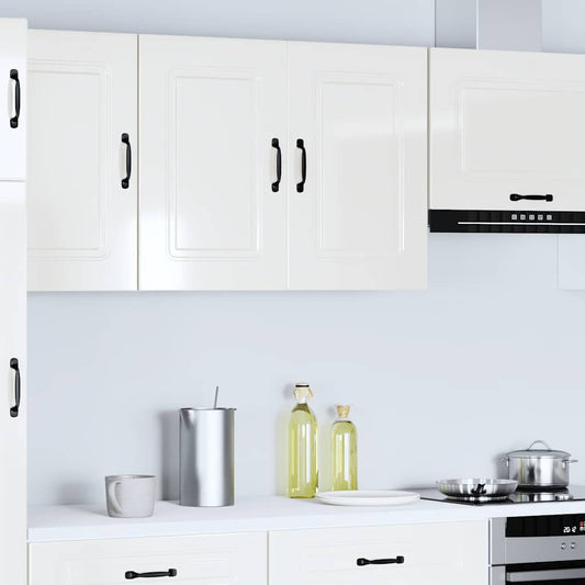 Küchen-Hängeschrank Kalmar Hochglanz-Weiß Holzwerkstoff - Premium Küchenschränke  - Just €97.04! Shop now at homesales4u