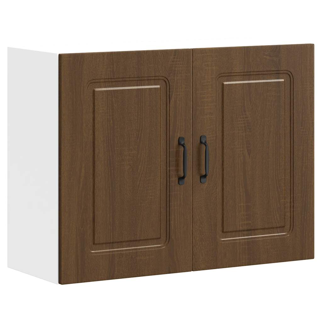 Küchen-Hängeschrank Kalmar Braun Eichen-Optik Holzwerkstoff - Premium Küchenschränke  - Just €90.05! Shop now at homesales4u