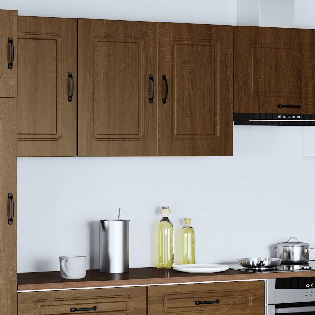 Küchen-Hängeschrank Kalmar Braun Eichen-Optik Holzwerkstoff - Premium Küchenschränke  - Just €90.05! Shop now at homesales4u