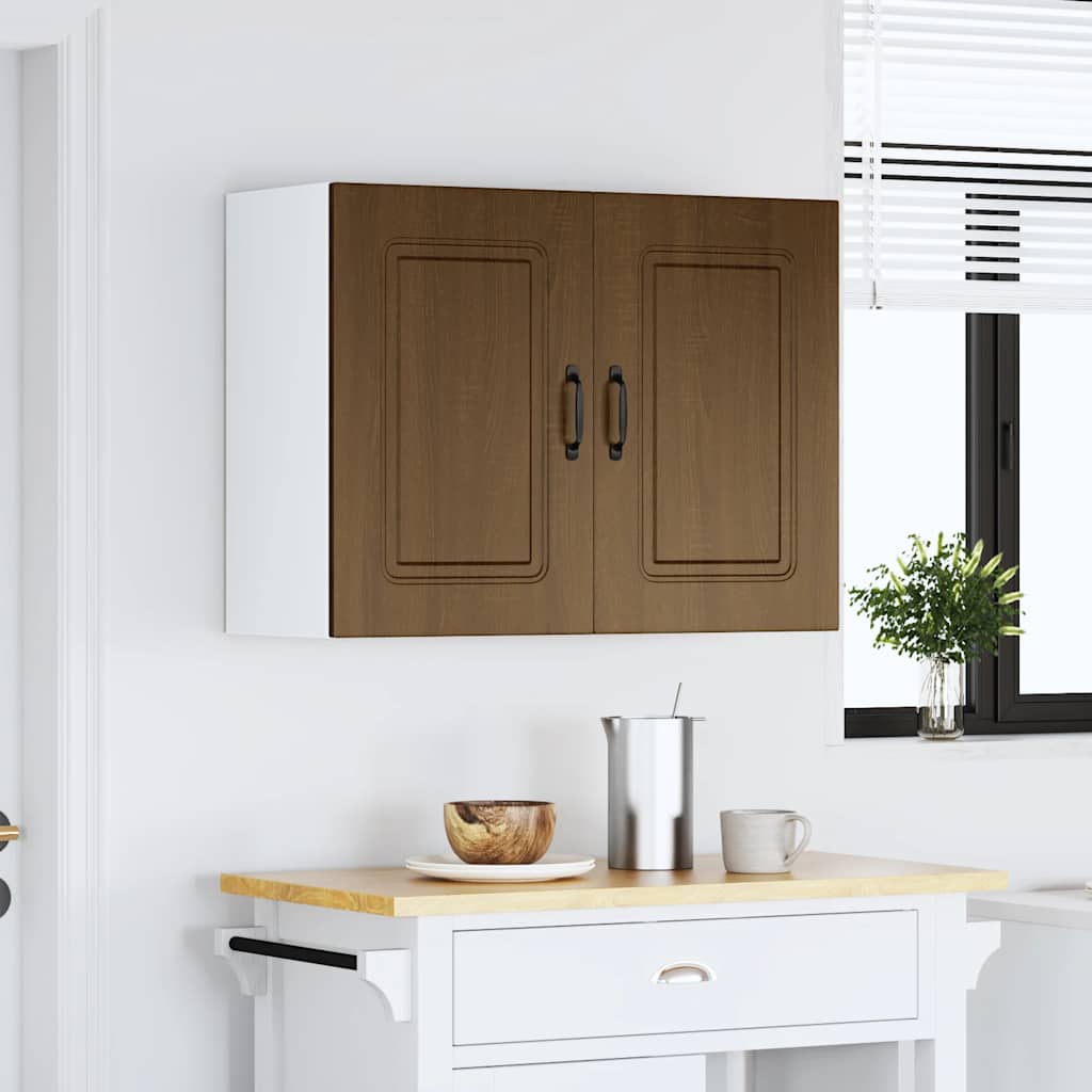 Küchen-Hängeschrank Kalmar Braun Eichen-Optik Holzwerkstoff - Premium Küchenschränke  - Just €90.05! Shop now at homesales4u
