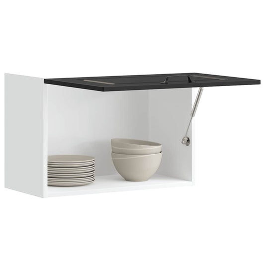 Küchen-Hängeschrank Kalmar Schwarz Holzwerkstoff - Premium Küchenschränke  - Just €67.83! Shop now at homesales4u