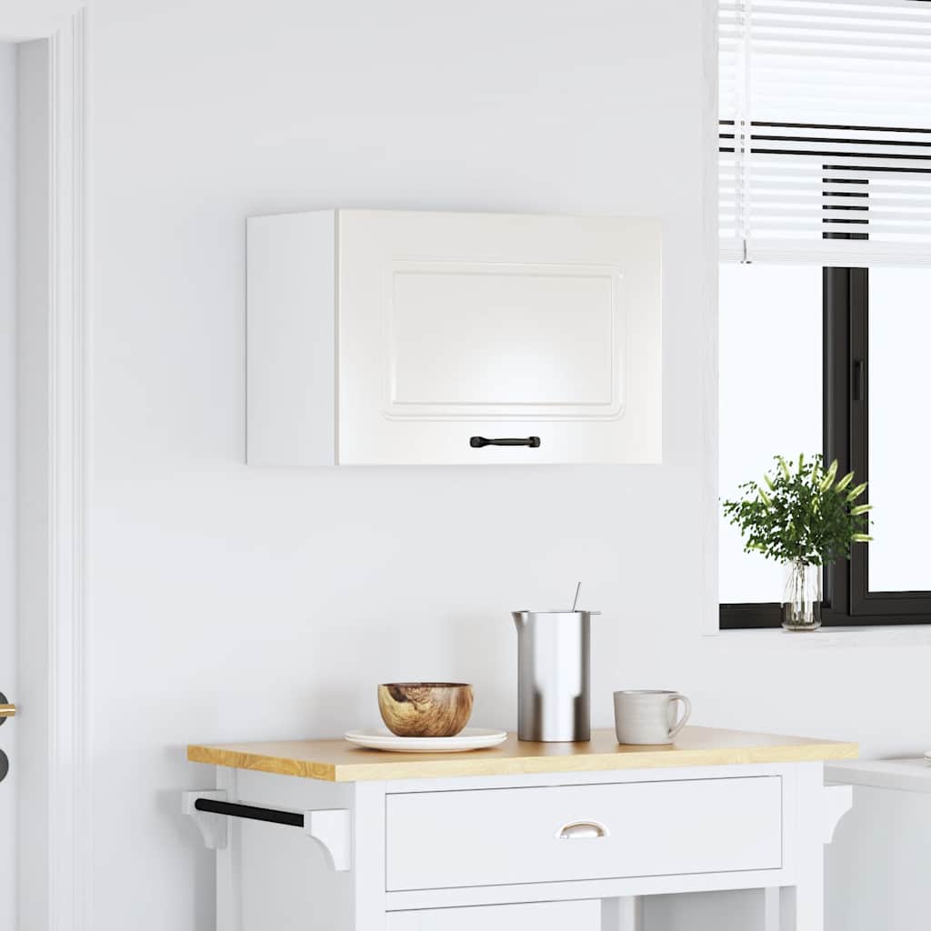 Küchen-Hängeschrank Kalmar Hochglanz-Weiß Holzwerkstoff - Premium Küchenschränke  - Just €79.39! Shop now at homesales4u