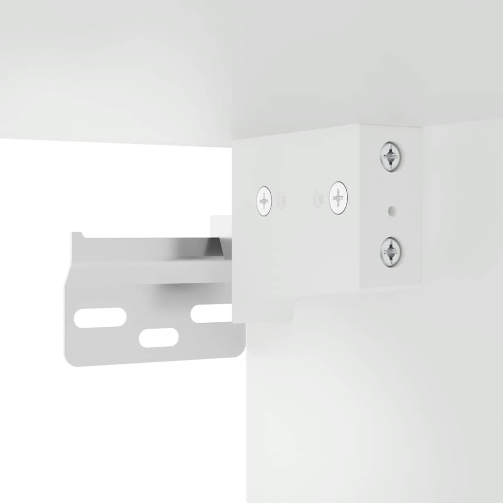Küchen-Hängeschrank Kalmar Hochglanz-Weiß Holzwerkstoff - Premium Küchenschränke  - Just €79.39! Shop now at homesales4u