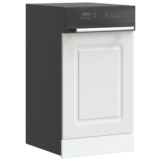 Geschirrspülerblende Kalmar Weiß 45x1,5x67 cm Holzwerkstoff - Premium Küchenschränke  - Just €35.35! Shop now at homesales4u