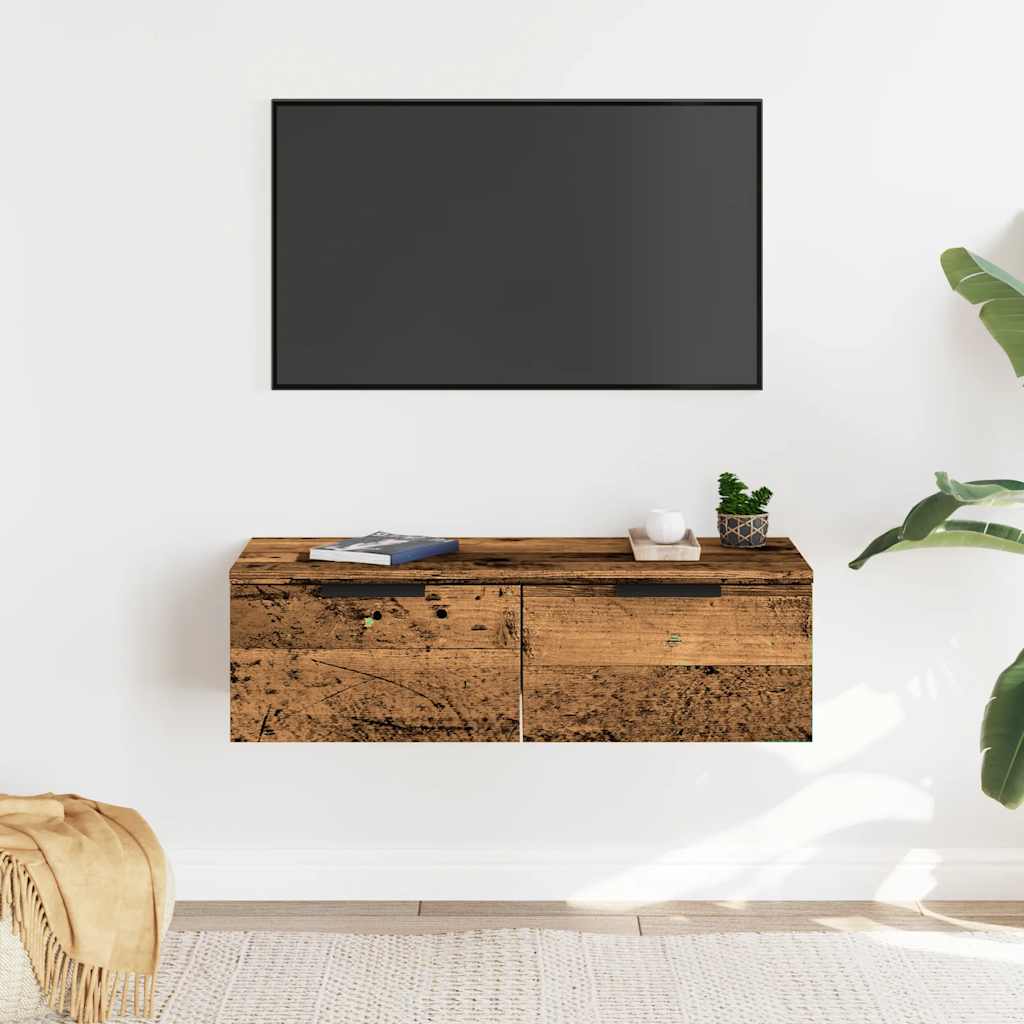 Wandschrank Altholz-Optik 68x30x20 cm Holzwerkstoff - Premium Schränke  - Just €70.72! Shop now at homesales4u