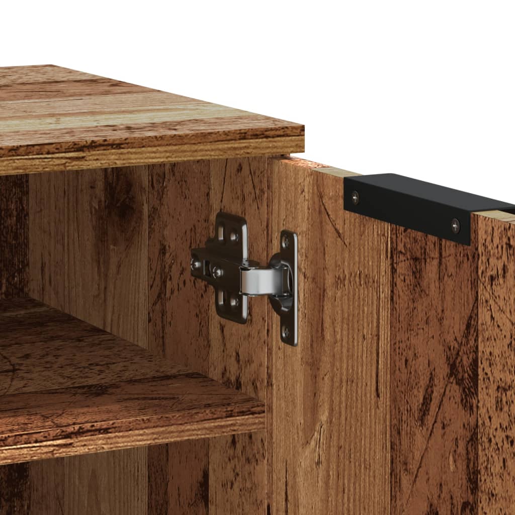 Schuhschrank Altholz-Optik 59x35x70 cm Holzwerkstoff - Premium Schränke  - Just €101.65! Shop now at homesales4u
