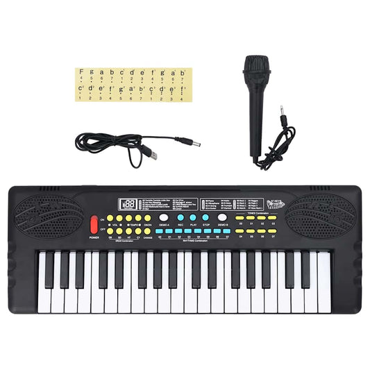 37 Tasten Klavier Elektrisches Keyboard mit Mikrofon für Kinder - Premium Klaviere  - Just €53.65! Shop now at homesales4u