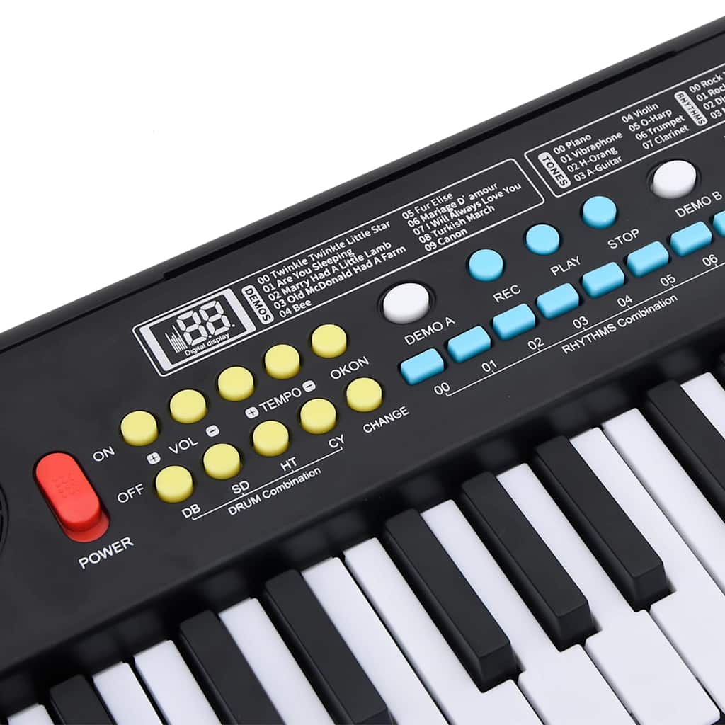 37 Tasten Klavier Elektrisches Keyboard mit Mikrofon für Kinder - Premium Klaviere  - Just €53.65! Shop now at homesales4u
