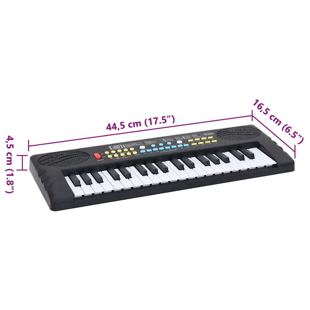 37 Tasten Klavier Elektrisches Keyboard mit Mikrofon für Kinder - Premium Klaviere  - Just €53.65! Shop now at homesales4u