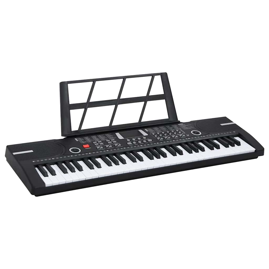 61 Tasten Klavier Elektrisches Keyboard mit Notenständer Kinder - Premium Klaviere  - Just €106.60! Shop now at homesales4u