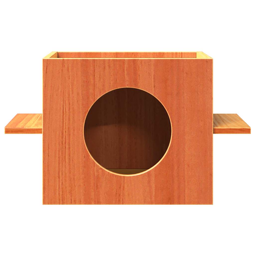 Katzenhaus Wachsbraun 51x35x30 cm Massivholz Kiefer - Premium Kratzbäume  - Just €53.27! Shop now at homesales4u
