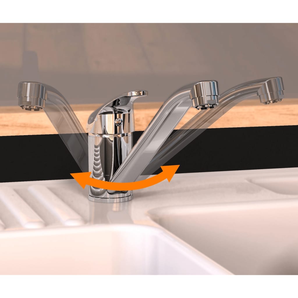 Küchenarmatur GRANDE VITA CLASSIC Niederdruck Chrom - Premium Armaturen  - Just €76.15! Shop now at homesales4u
