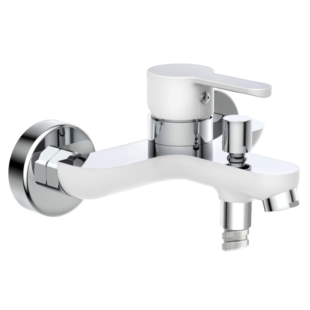 Badewannenarmatur DIZIANI Weiß-Chrom - Premium Armaturen  - Just €107.04! Shop now at homesales4u