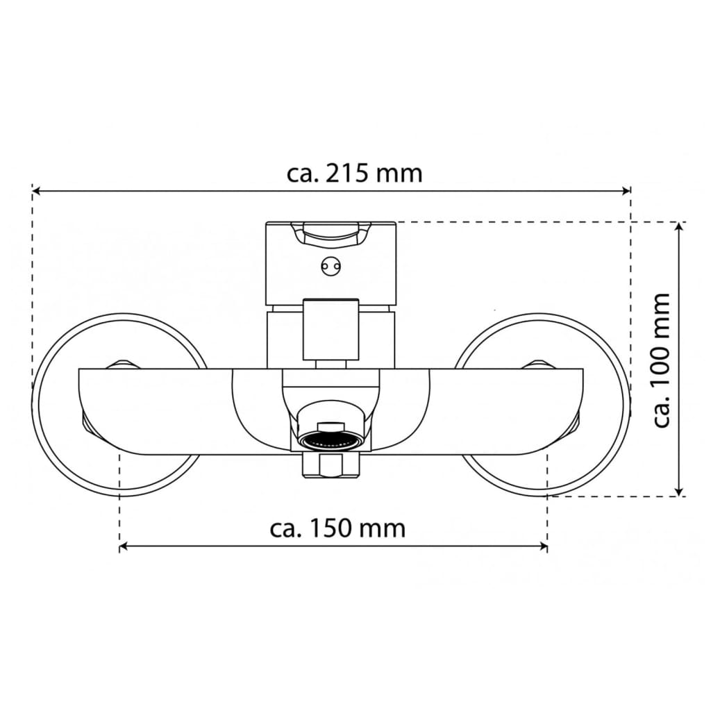 Badewannenarmatur DIZIANI Weiß-Chrom - Premium Armaturen  - Just €107.04! Shop now at homesales4u