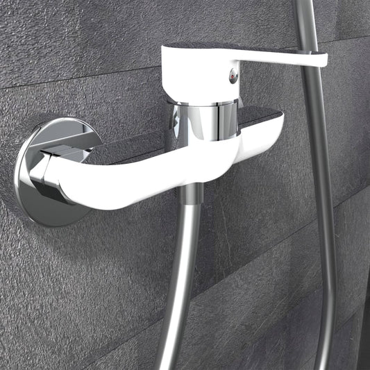 Duscharmatur DIZIANI Weiß-Chrom - Premium Armaturen  - Just €95.20! Shop now at homesales4u