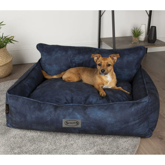 Hundebett Kensington Größe M 60x50 cm Marineblau - Premium Hundebetten  - Just €71.91! Shop now at homesales4u