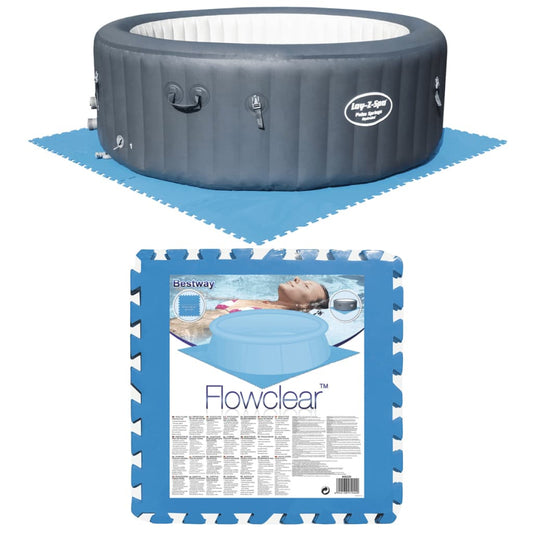 Pool-Bodenschutz 8 Stk. Blau 58220 - Premium Poolabdeckungen & -unterlagen  - Just €37.83! Shop now at homesales4u