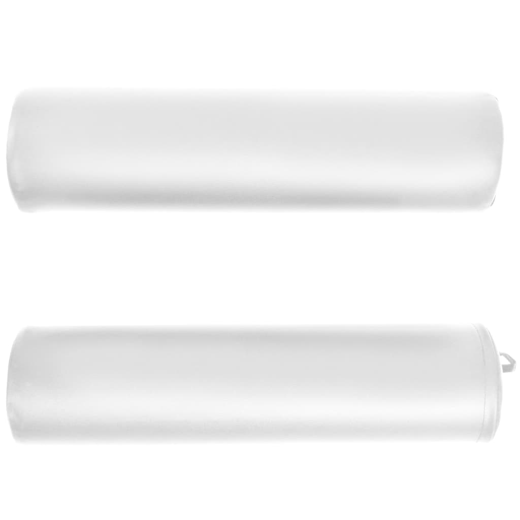 Massageliege Klappbar 4 cm Polsterung 2 Nackenrollen Weiß - Premium Massagetische  - Just €286.80! Shop now at homesales4u