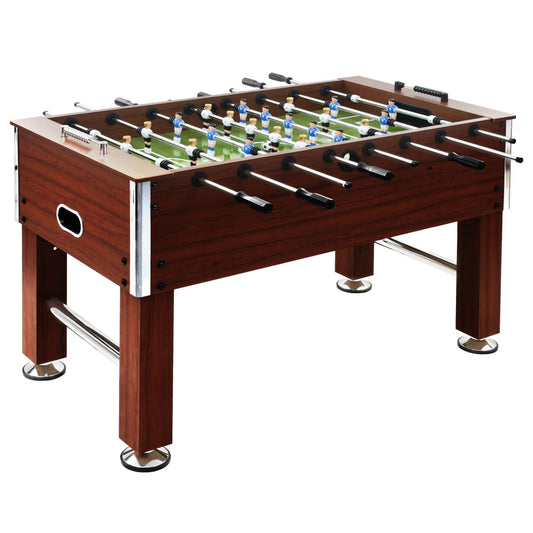 Kickertisch Stahl 60 kg 140 x 74,5 x 87,5 cm Braun - Premium Tischfußball-Tische  - Just €472.64! Shop now at homesales4u