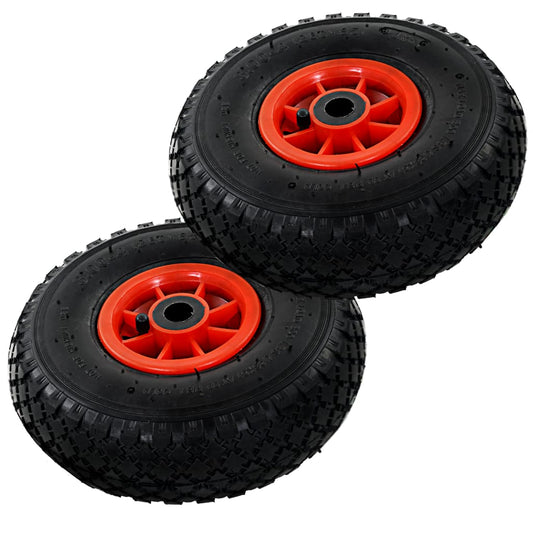 Sackkarrenräder 2 Stk. Gummi 3,00-4 (245x82) - Premium Hebezüge, Kräne & Rollwagen  - Just €36.74! Shop now at homesales4u