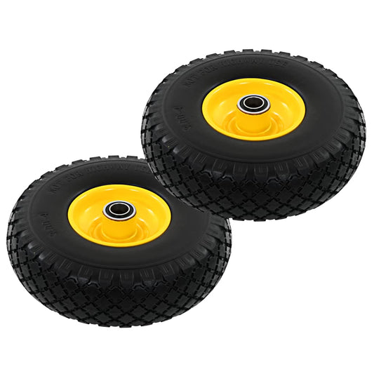 Sackkarrenräder 2 Stk. Massives PU 3,00 - 4 (260x85) - Premium Hebezüge, Kräne & Rollwagen  - Just €55.53! Shop now at homesales4u