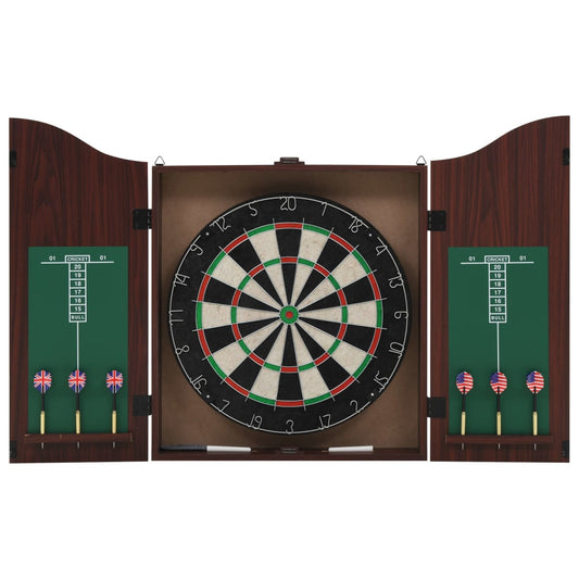 Professionelles Dartboard Sisal mit Schrank und 6 Dartpfeilen - Premium Dartpfeile  - Just €158.99! Shop now at homesales4u