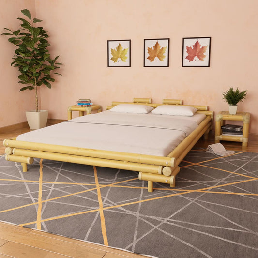 Bambusbett 160x200 cm - Premium Betten & Bettgestelle  - Just €533.52! Shop now at homesales4u