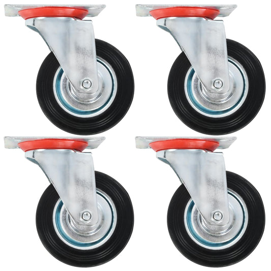 Lenkrollen 4 Stk. 100 mm - Premium Materialbeförderung  - Just €38.99! Shop now at homesales4u
