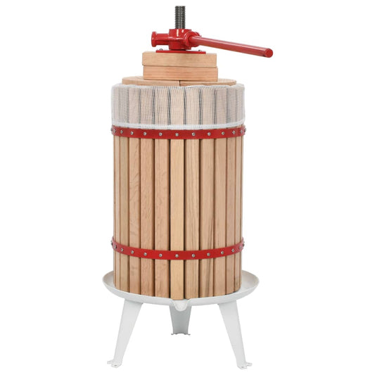 Obst- und Weinpresse mit Stoffbeutel 24 L Eichenholz - Premium Weinkellerei  - Just €179.23! Shop now at homesales4u