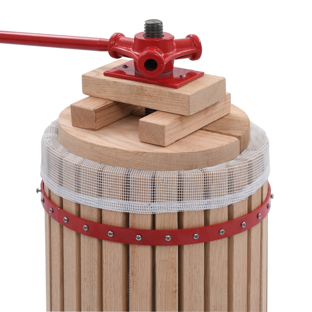Obst- und Weinpresse mit Stoffbeutel 24 L Eichenholz - Premium Weinkellerei  - Just €179.23! Shop now at homesales4u
