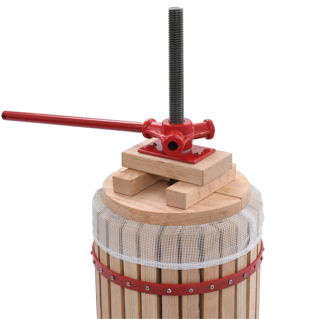 Obst- und Weinpresse mit Stoffbeutel 30 L Eichenholz - Premium Weinkellerei  - Just €196.65! Shop now at homesales4u