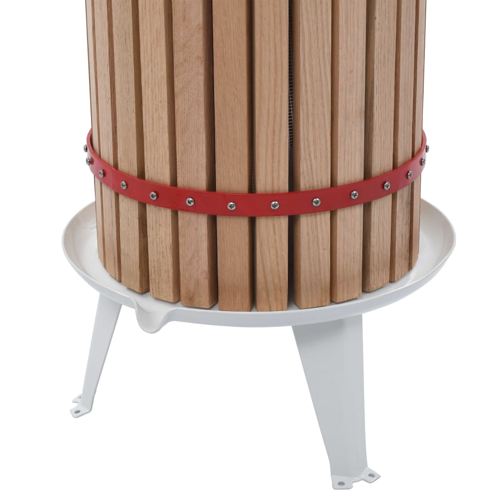 Obst- und Weinpresse mit Stoffbeutel 30 L Eichenholz - Premium Weinkellerei  - Just €196.65! Shop now at homesales4u