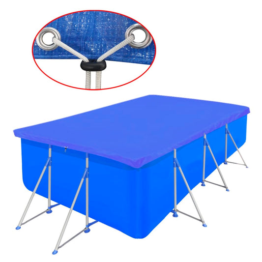 Poolabdeckung PE Rechteckig 90 g/qm 394x207 cm - Premium Poolabdeckungen & -unterlagen  - Just €19.94! Shop now at homesales4u