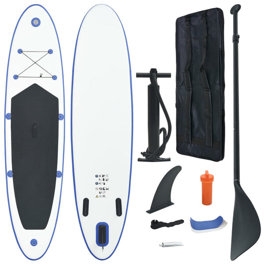 SUP-Board Aufblasbar Blau und Weiß - Premium Paddelboards  - Just €245.77! Shop now at homesales4u