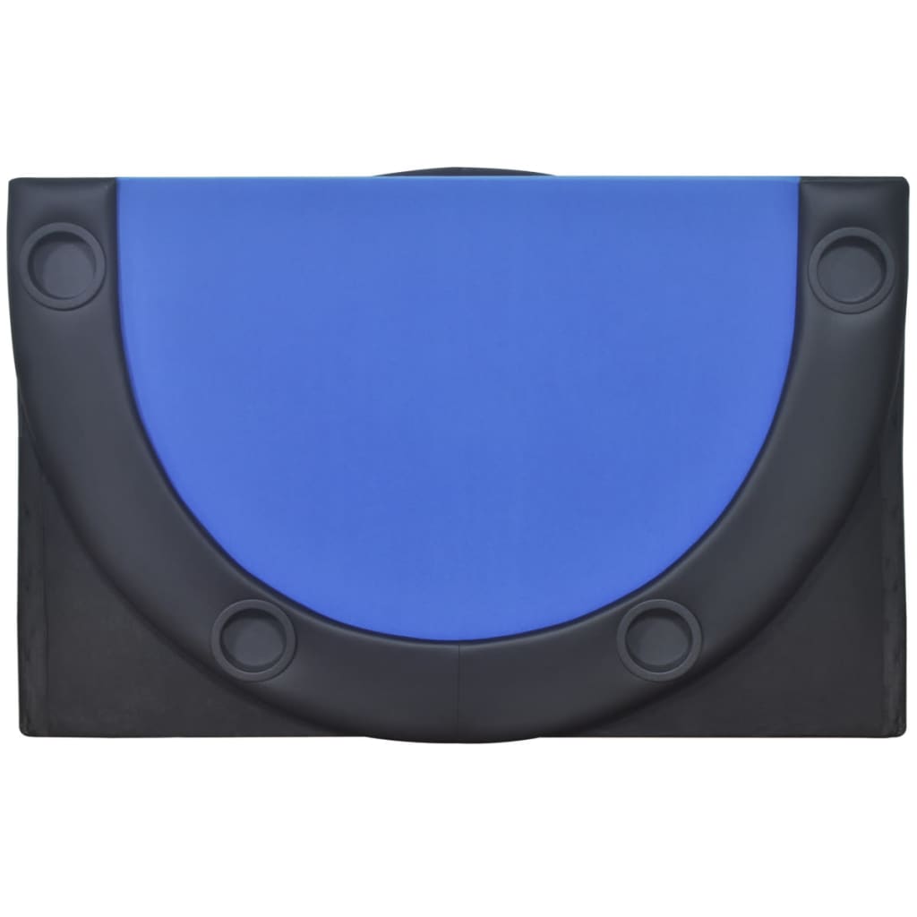 Faltbare Poker-Tischauflage für 10 Spieler Blau - Premium Poker- & Spieltische  - Just €180.33! Shop now at homesales4u
