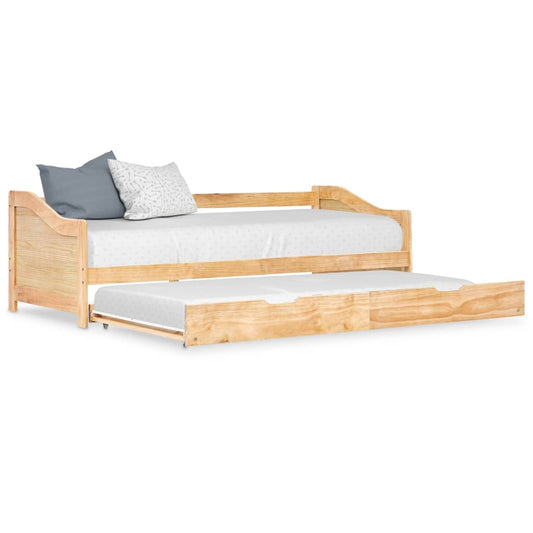 Ausziehsofa Bettgestell Kiefernholz 90×200 cm - Premium Betten & Bettgestelle  - Just €269.21! Shop now at homesales4u