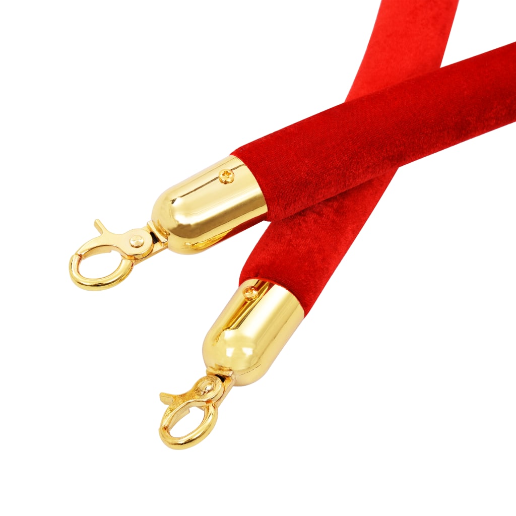 VIP Abgrenzungsständer 3-tlg. Edelstahl Golden - Premium Sicherheits- & Warnschilder  - Just €124.51! Shop now at homesales4u