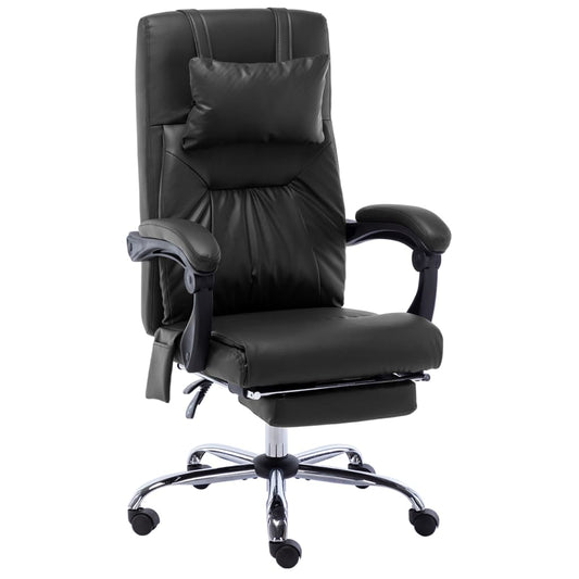 Massage-Bürostuhl Schwarz Kunstleder - Premium Bürostühle  - Just €267.35! Shop now at homesales4u