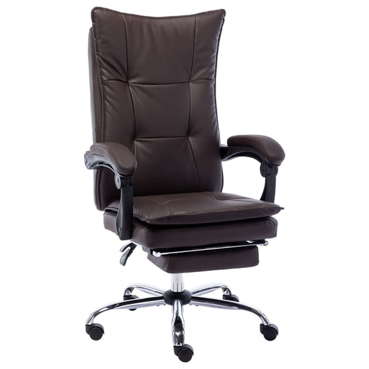 Bürostuhl Braun Kunstleder - Premium Bürostühle  - Just €225.80! Shop now at homesales4u