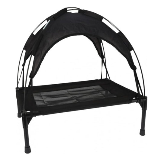 Haustierbett/Zelt 60x45 cm Schwarz - Premium Hundebetten  - Just €37.07! Shop now at homesales4u