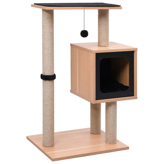 Katzen-Kratzbaum mit Sisal-Kratzmatte 82 cm - Premium Kratzbäume  - Just €108.49! Shop now at homesales4u