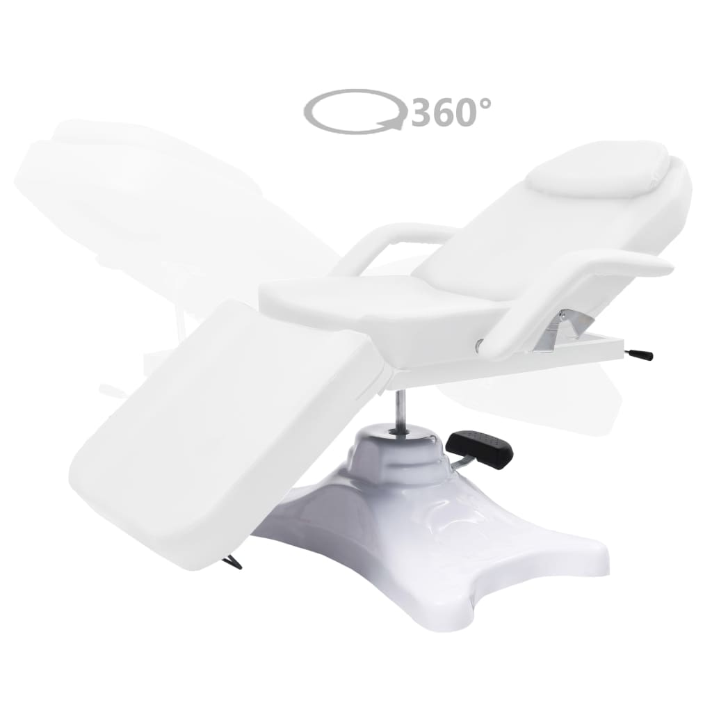 Massagetisch Weiß 180x62x(86,5-118) cm - Premium Massagetische  - Just €756.53! Shop now at homesales4u