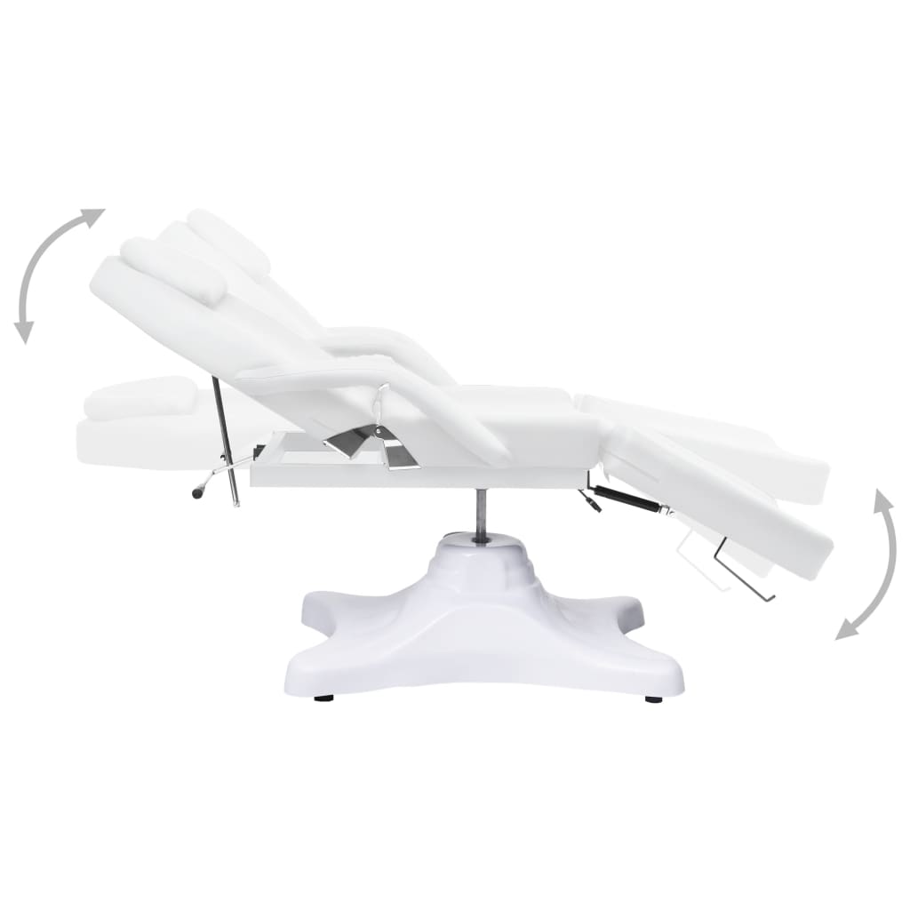 Massagetisch Weiß 180x62x(86,5-118) cm - Premium Massagetische  - Just €756.53! Shop now at homesales4u