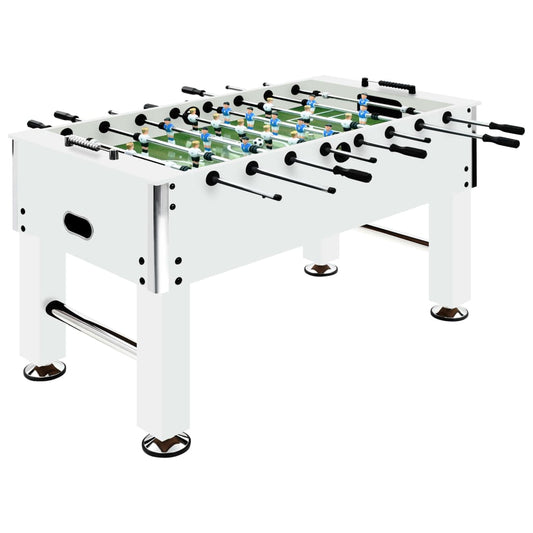 Kickertisch Stahl 60 kg 140x74,5x87,5 cm Weiß - Premium Tischfußball-Tische  - Just €510.66! Shop now at homesales4u